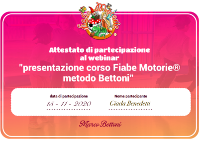 fiabe motorie